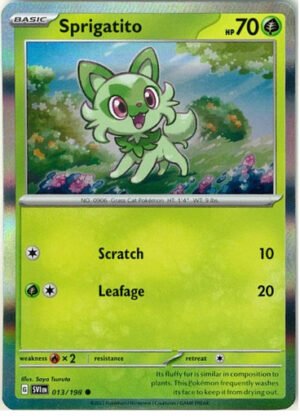 Scarlet & Violet (Base Set) 013/198 Sprigatito (Holo)