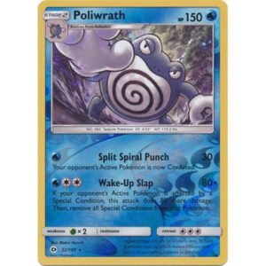 Sun and Moon (Base Set) 32/149 Poliwrath (Reverse Holo)