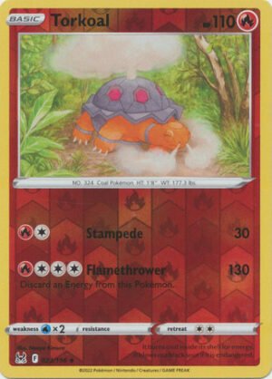 SWSH Lost Origin 023/196 Torkoal (Reverse Holo)