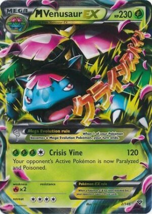 XY Base Set 2/146 M Venusaur EX (Half Art Mega)