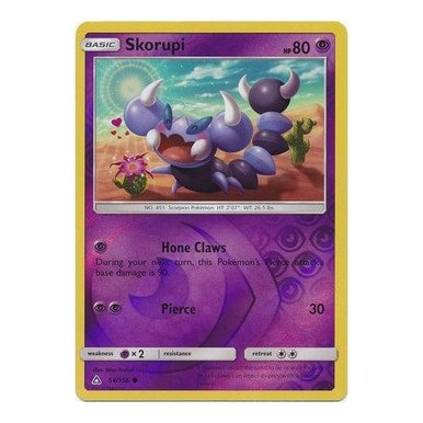 SM Ultra Prism 54/156 Skorupi (Reverse Holo)