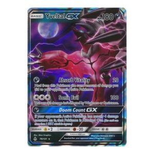 SM Forbidden Light 79/131 Yveltal GX (Half Art)