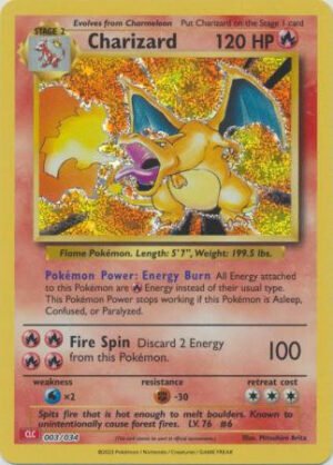 TCG Classic Collection: Charizard Deck 003/034 Charizard (Holo)