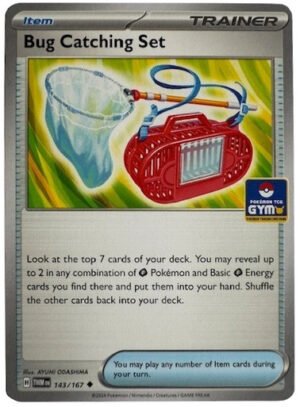 SV Twilight Masquerade 143/167 Bug Catching Set (TCG Gym Stamp Non-Holo)