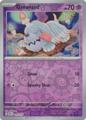 SV Obsidian Flames 099/197 Greavard (Reverse Holo)