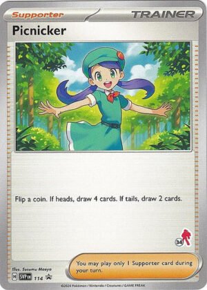 Scarlet & Violet Promo SVP114 Picknicker (Armarouge Symbol 34)