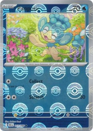 SV Black Bolt 017/086 Panpour (POKE BALL Reverse Holo)