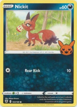 Astral Radiance 103/189 Nickit (Pikachu Pumpkin Stamp)