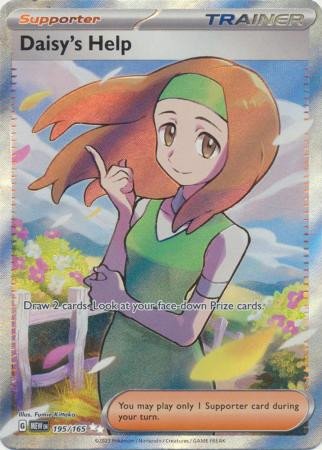 Scarlet & Violet 151 195/165 Daisy's Help (Full Art)
