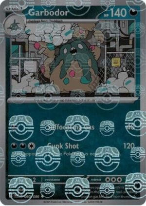 SV White Flare 060/086 Garbodor (MASTER BALL Reverse Holo)