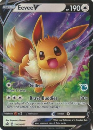 Sword & Shield Promo SWSH065 Eevee V (Eevee Symbol)