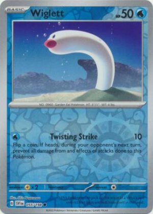 Scarlet & Violet (Base Set) 055/198 Wiglett (Reverse Holo)