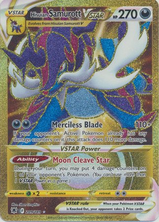 Astral Radiance 209/189 Hisuian Samurott VSTAR (Secret Rare)