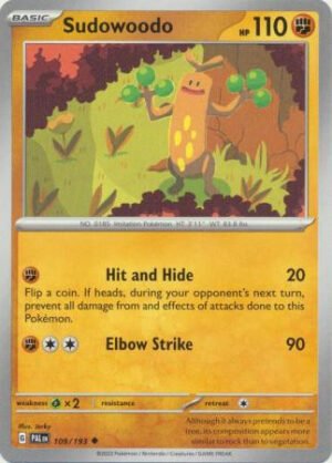 SV Paldea Evolved 109/193 Sudowoodo
