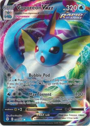 Evolving Skies 030/203 Vaporeon VMAX (Full Art)