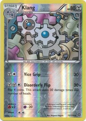 XY Steam Siege 72/114 Klang (Reverse Holo)