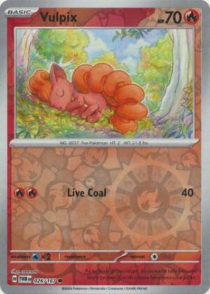 SV Twilight Masquerade 026/167 Vulpix (Reverse Holo)