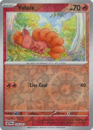SV Twilight Masquerade 026/167 Vulpix (Reverse Holo)
