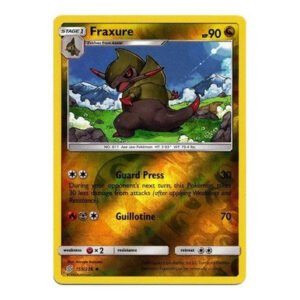 SM Unified Minds 155/236 Fraxure (Reverse Holo)