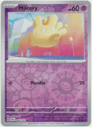 SV Stellar Crown 064/142 Milcery (Reverse Holo)
