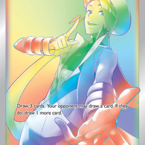 SWSH Silver Tempest 208/195 Wallace (Rainbow Rare)