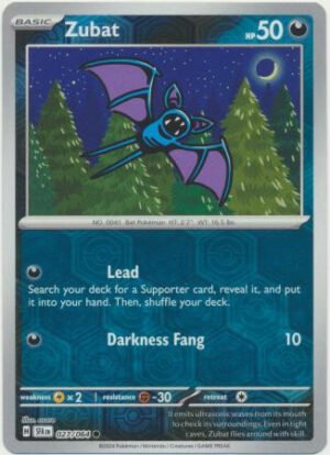 SV Shrouded Fable 027/064 Zubat (Reverse Holo)
