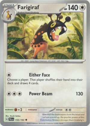SV Paldea Evolved 155/193 Farigiraf