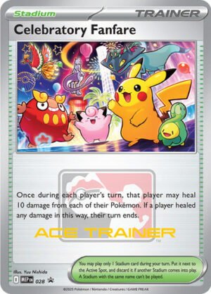 Mega Evolution Promo MEP028 Celebratory Fanfare