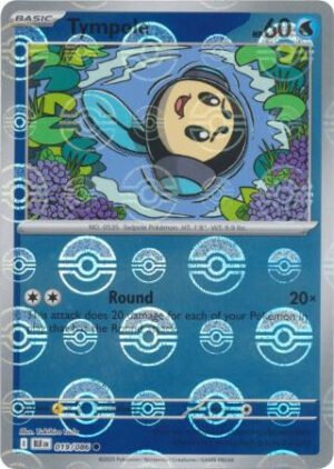 SV Black Bolt 019/086 Tympole (POKE BALL Reverse Holo)