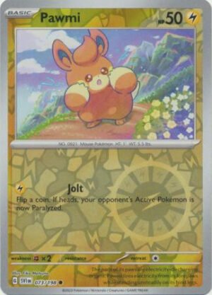 Scarlet & Violet (Base Set) 073/198 Pawmi (Reverse Holo)