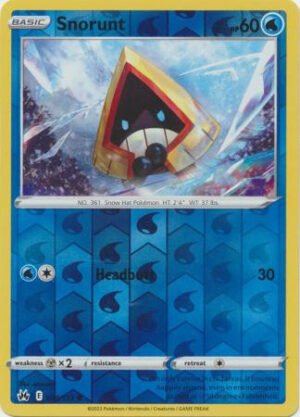Crown Zenith 034/159 Snorunt (Reverse Holo)