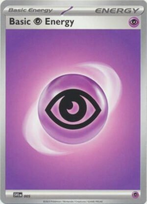Scarlet & Violet SVE EN05 Basic Psychic Energy (Non-Holo)