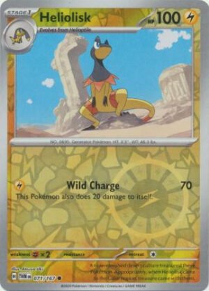 SV Twilight Masquerade 071/167 Heliolisk (Reverse Holo)
