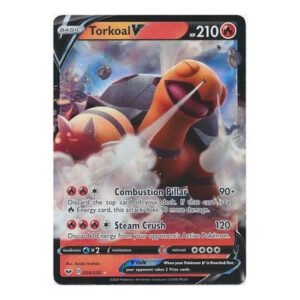 Sword & Shield (Base) 024/202 Torkoal V (Half Art)