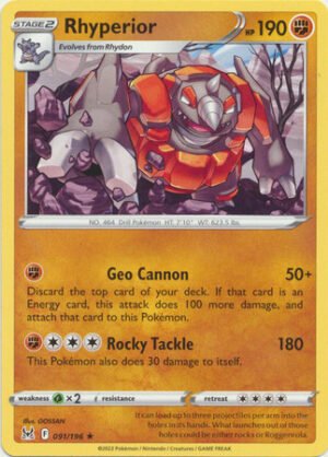 SWSH Lost Origin 091/196 Rhyperior
