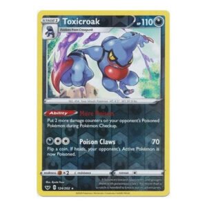 Sword & Shield (Base) 124/202 Toxicroak (Reverse Holo)