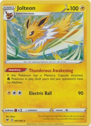 Vivid Voltage 047/185 Jolteon (Cosmo Holo)
