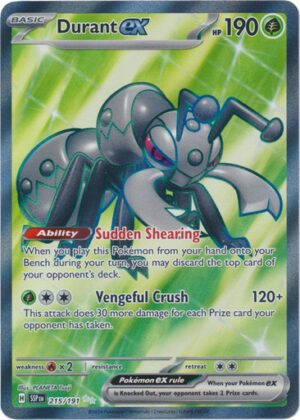 SV Surging Sparks 215/191 Durant ex (Full Art)