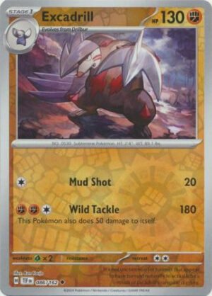 SV Temporal Forces 086/162 Excadrill (Reverse Holo)