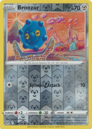 SWSH Lost Origin 125/196 Bronzor (Reverse Holo)