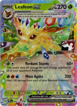 SV Prismatic Evolutions 006/131 Leafeon ex (Prize Pack League Promo)