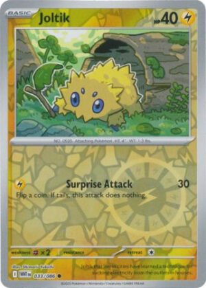 SV White Flare 033/086 Joltik (Reverse Holo)