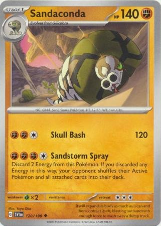 Scarlet & Violet (Base Set) 120/198 Sandaconda