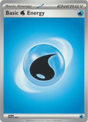 Scarlet & Violet SVE EN03 Basic Water Energy (Non-Holo)