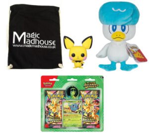 Pokemon Bundle - Plush, POP Funko, & Ascended Heroes 2 Pack Blister: Erika's Tangela