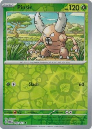 SV Prismatic Evolutions 003/131 Pinsir (Reverse Holo)