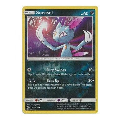 SM Celestial Storm 86/168 Sneasel (Reverse Holo)