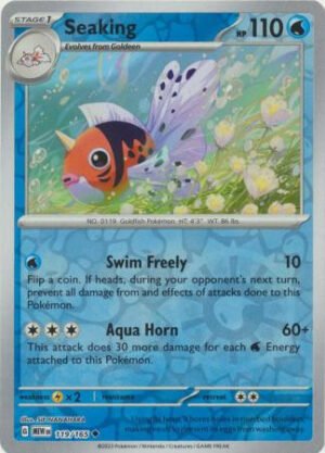 Scarlet & Violet 151 119/165 Seaking (Reverse Holo)