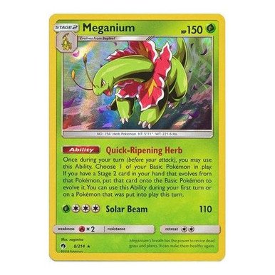 SM Lost Thunder 8/214 Meganium (Holo)
