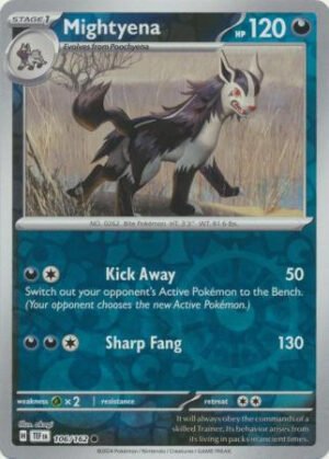SV Temporal Forces 106/162 Mightyena (Reverse Holo)